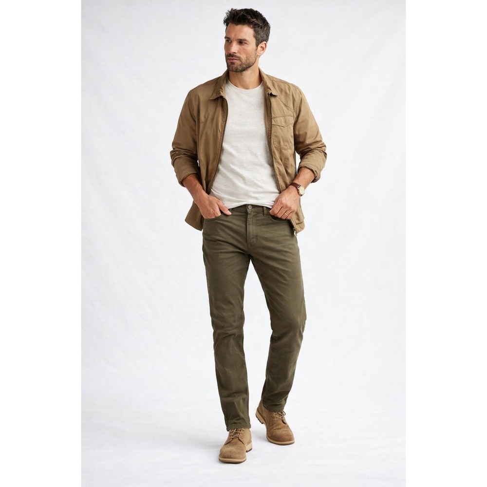 Alesbury RoamFlex Slim Fit Jean Men 33x34 Olive NWT